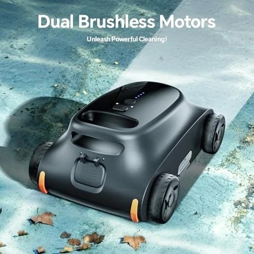 Seauto Pool Vacuum for Above Ground Pool, 180 Mins Runtime Cordless Pool Cleaner