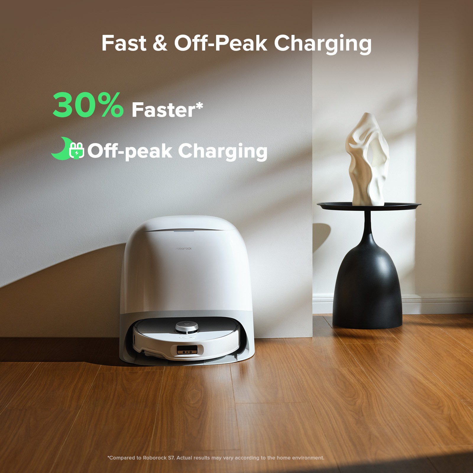 Roborock Qrevo Curv Vacuum&Mop,18500Pa,Zero-Tangling,FlexiArm Tech - Refurbished