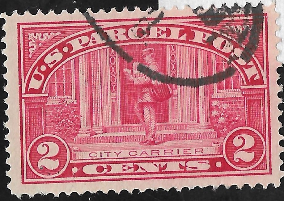 1913 US Scott #'s Q1 through Q6 1cent thru 10cent carmine used Parcel Post