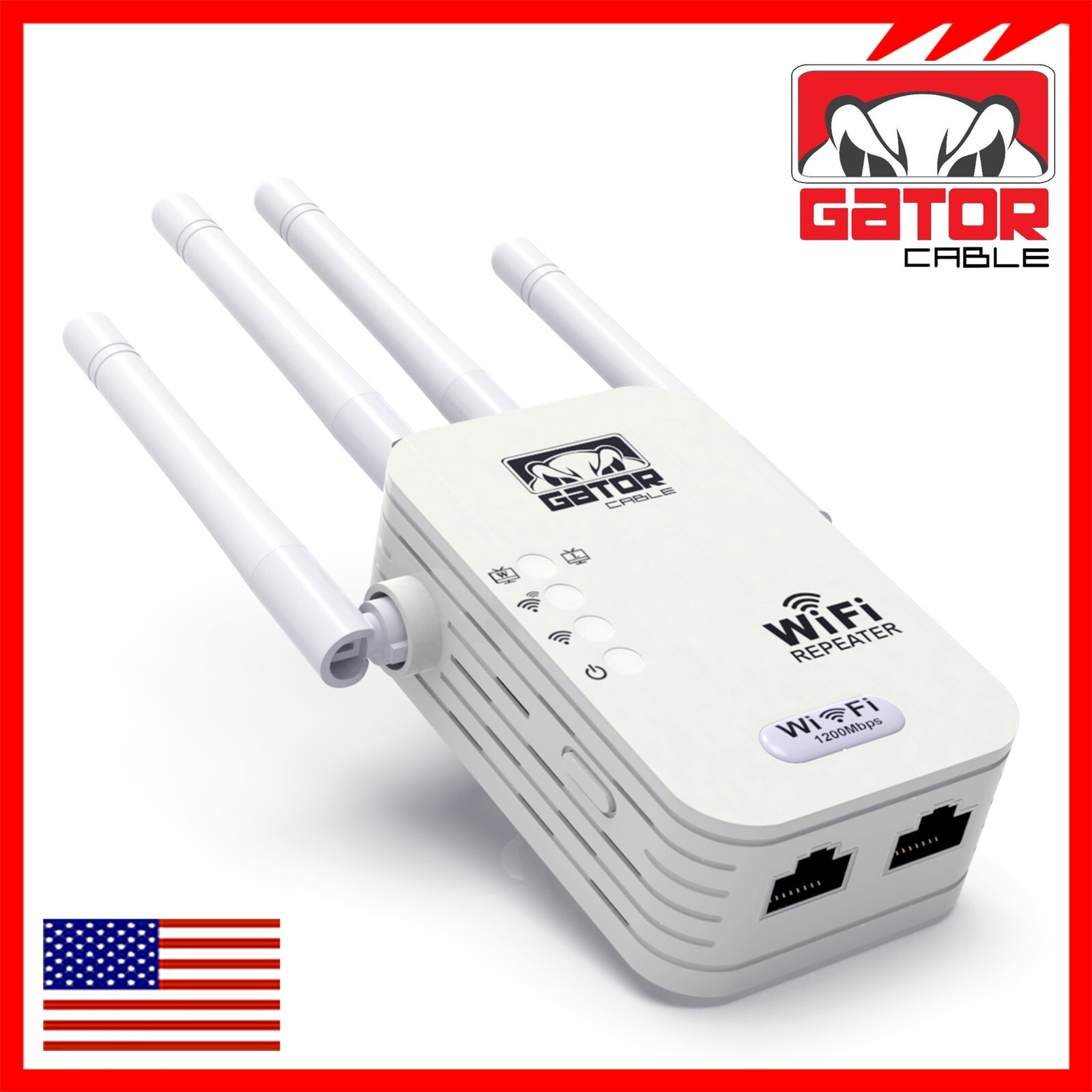 WiFi Range Extender Repeater Wireless Amplifier Router Signal Booster 1200Mbps