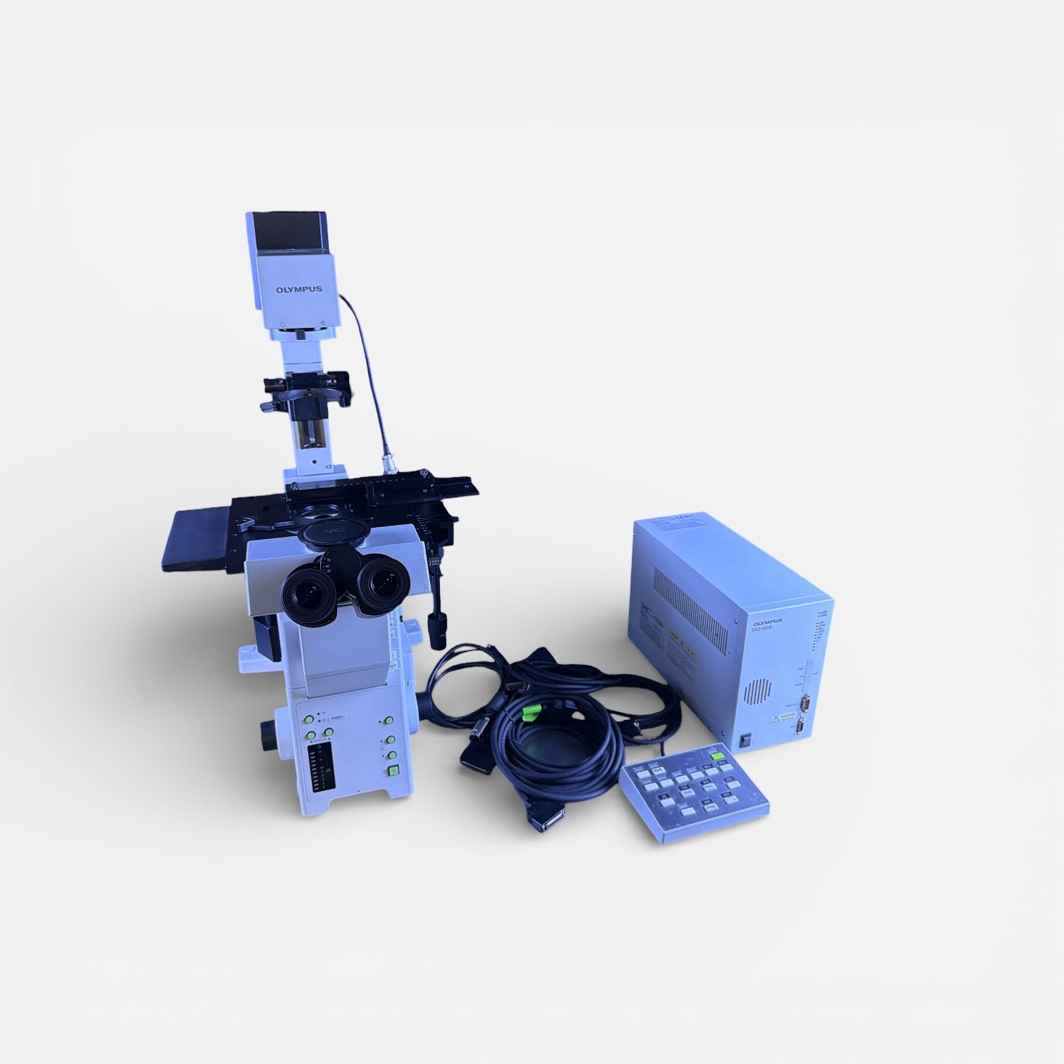 Olympus IX81F-2 Inverted Motorized Microscope w/ IX2-UCB-2 Controller