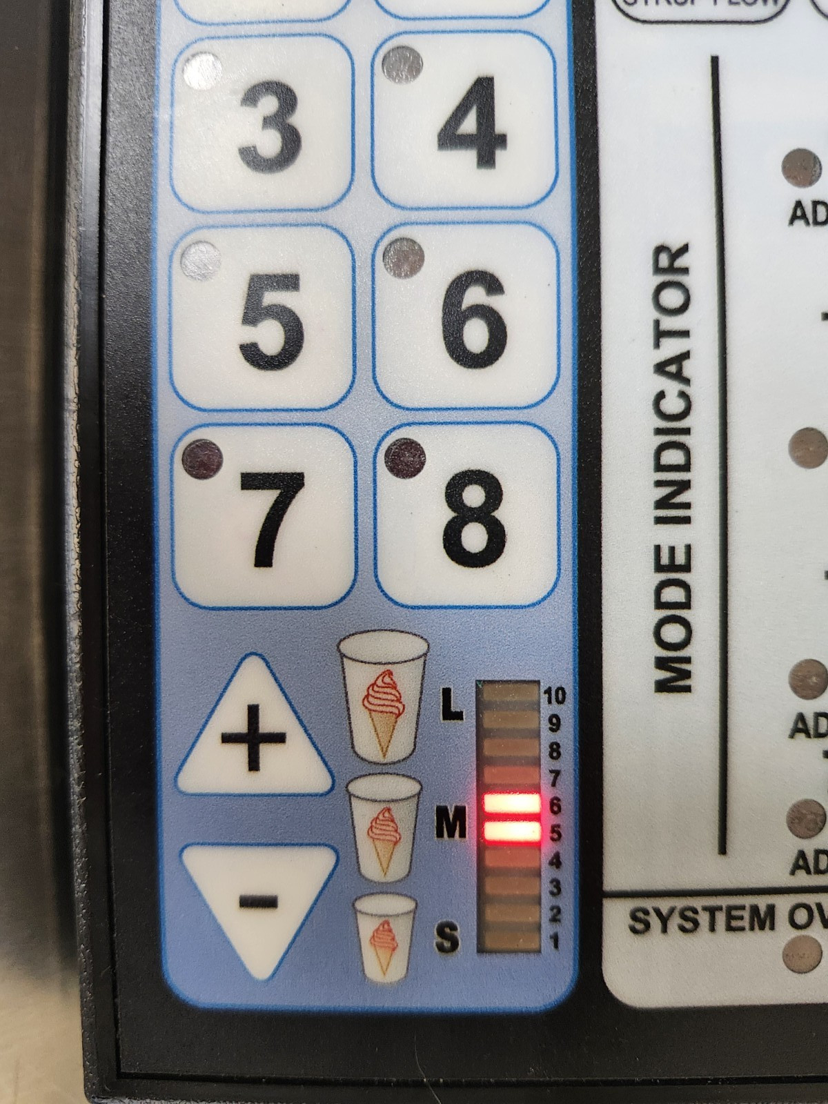 FLAVORBURST FB80S-08 Frozen Beverage Flavor Injector with Pumps and gauge