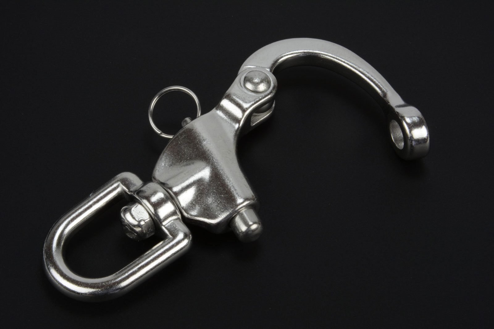 5" Eye Swivel Snap Shackle 316 Stainless Steel for Sailboat Spinnaker Halyard