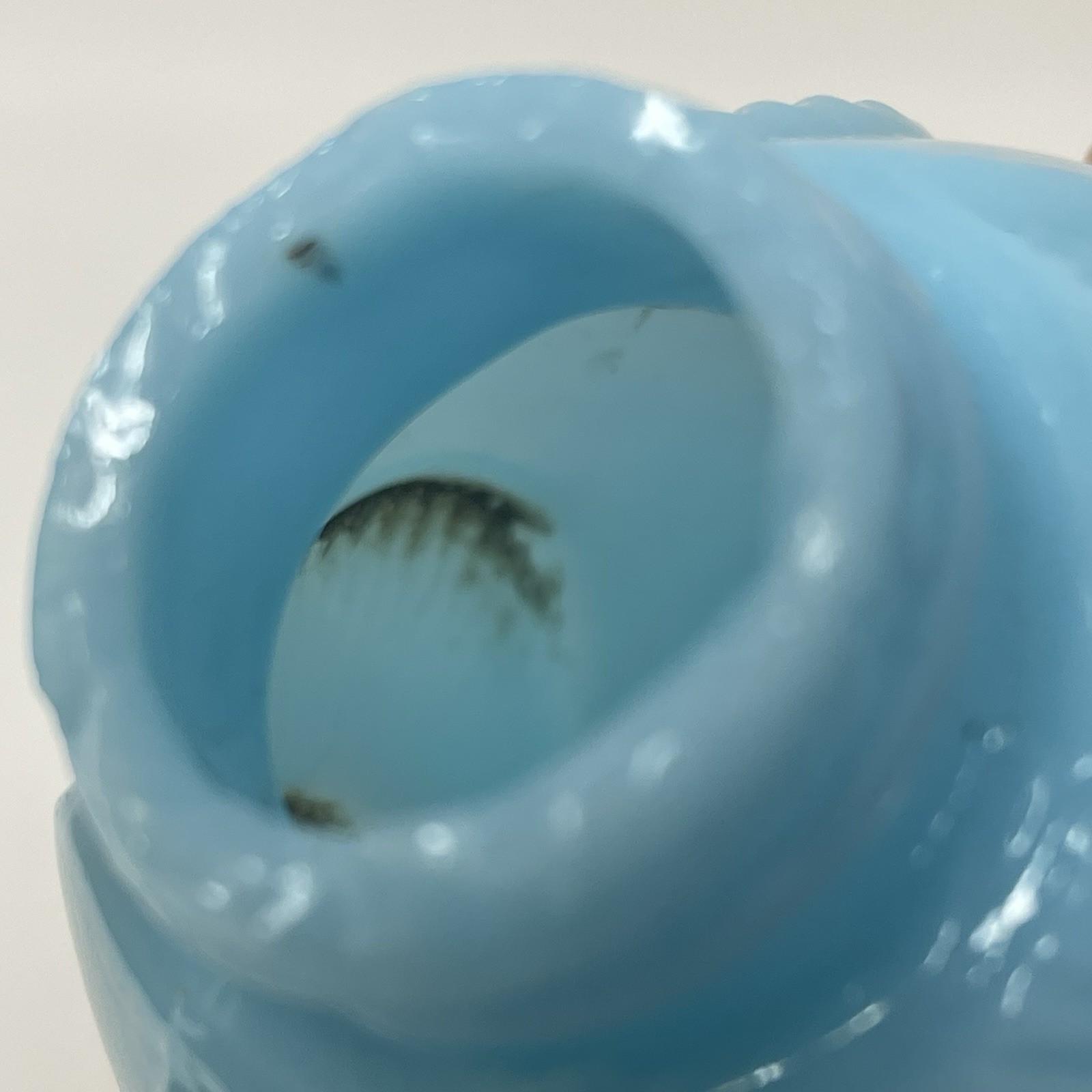 Dithridge and Sons Company Sunset Salt/ Pepper Shaker Antique Blue Opaque