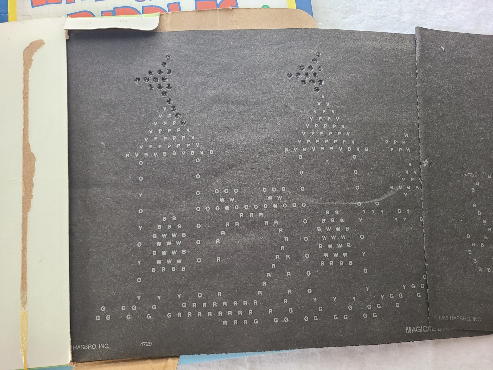 Lite Brite UNUSED BLANK Refill Pages Sheets Vintage LOT OF 9x12"