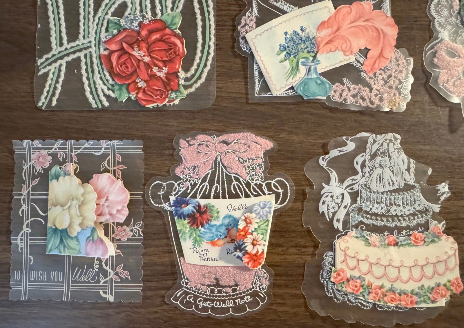 8 SMALL All Occasion Gift Tags or Cards