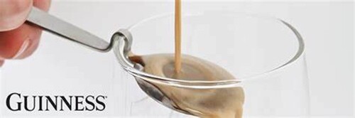 Brand New Licensed GUINNESS Beer Black And Tan Bartender's Pub Pouring Spoon