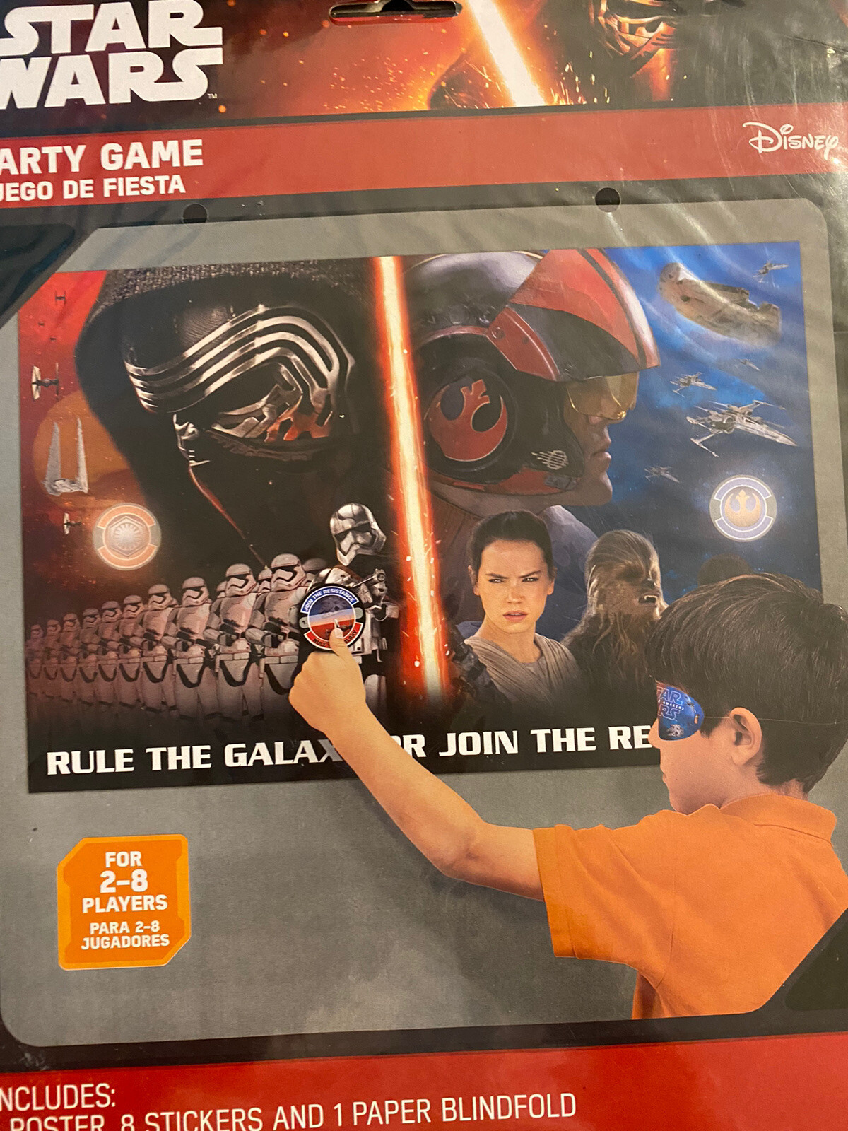 Lot of Disney Star Wars Party Supplies Napkins, Party Game, Candle NIP