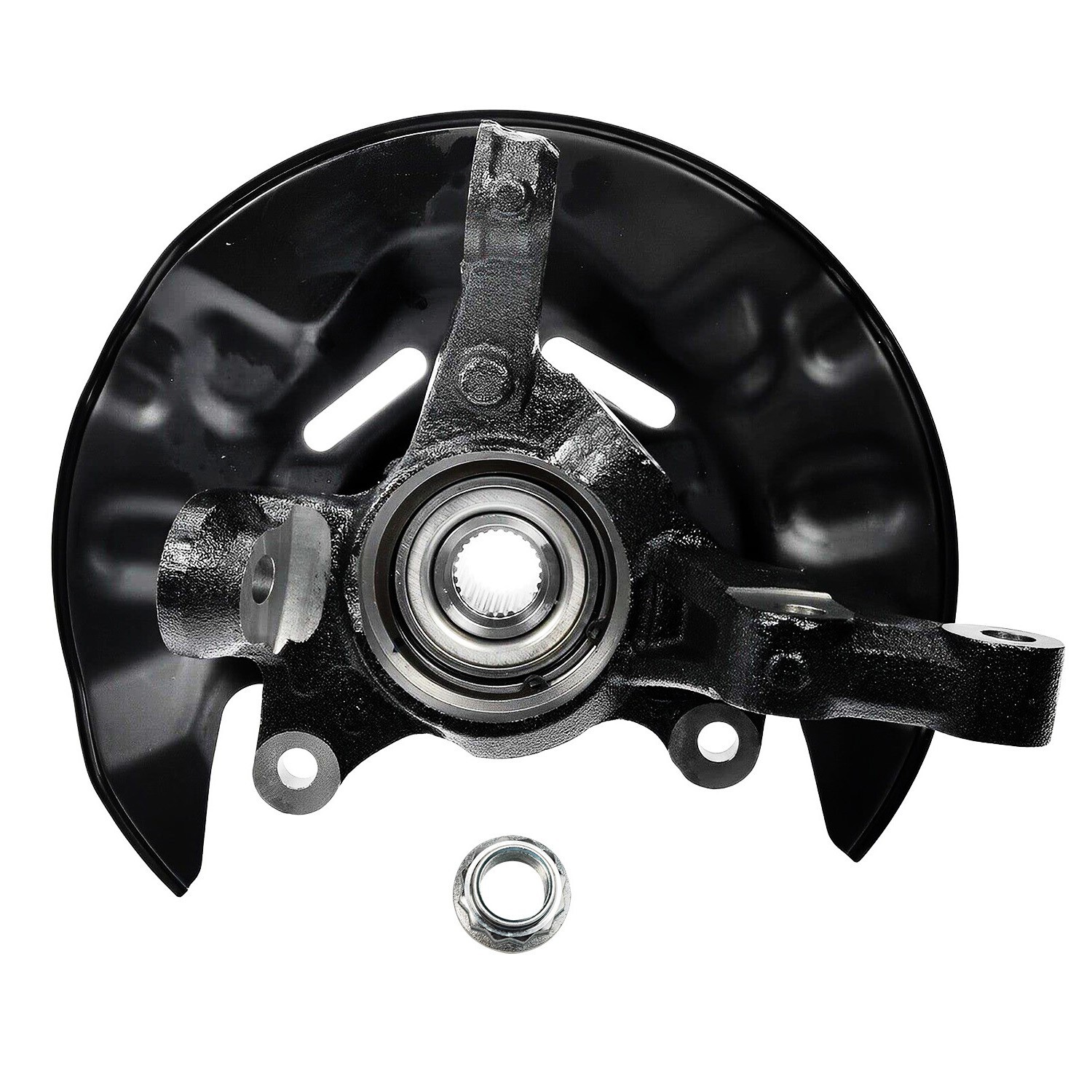 Front Left Steering Knuckle+Wheel Hub Bearing for 2003 2004-2008 Toyota Corolla