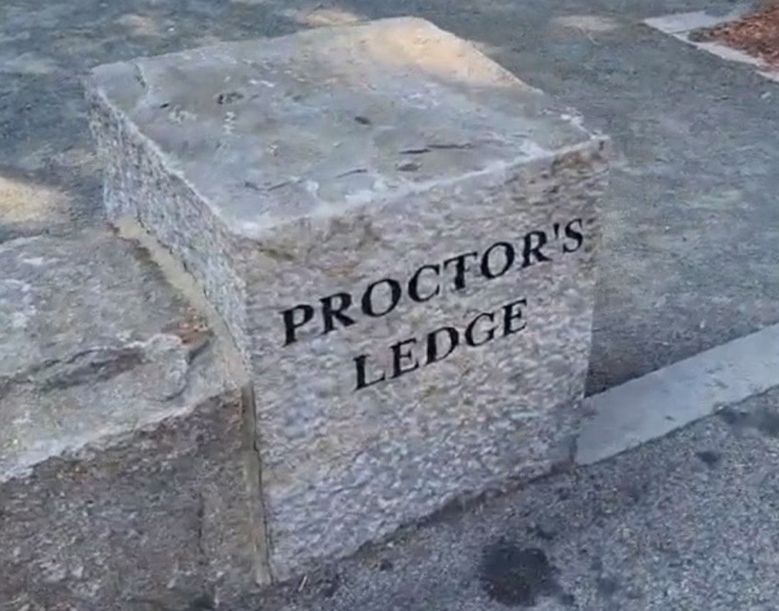 Salem Witch Trials Authentic Soil Sample with COA Proctors Ledge