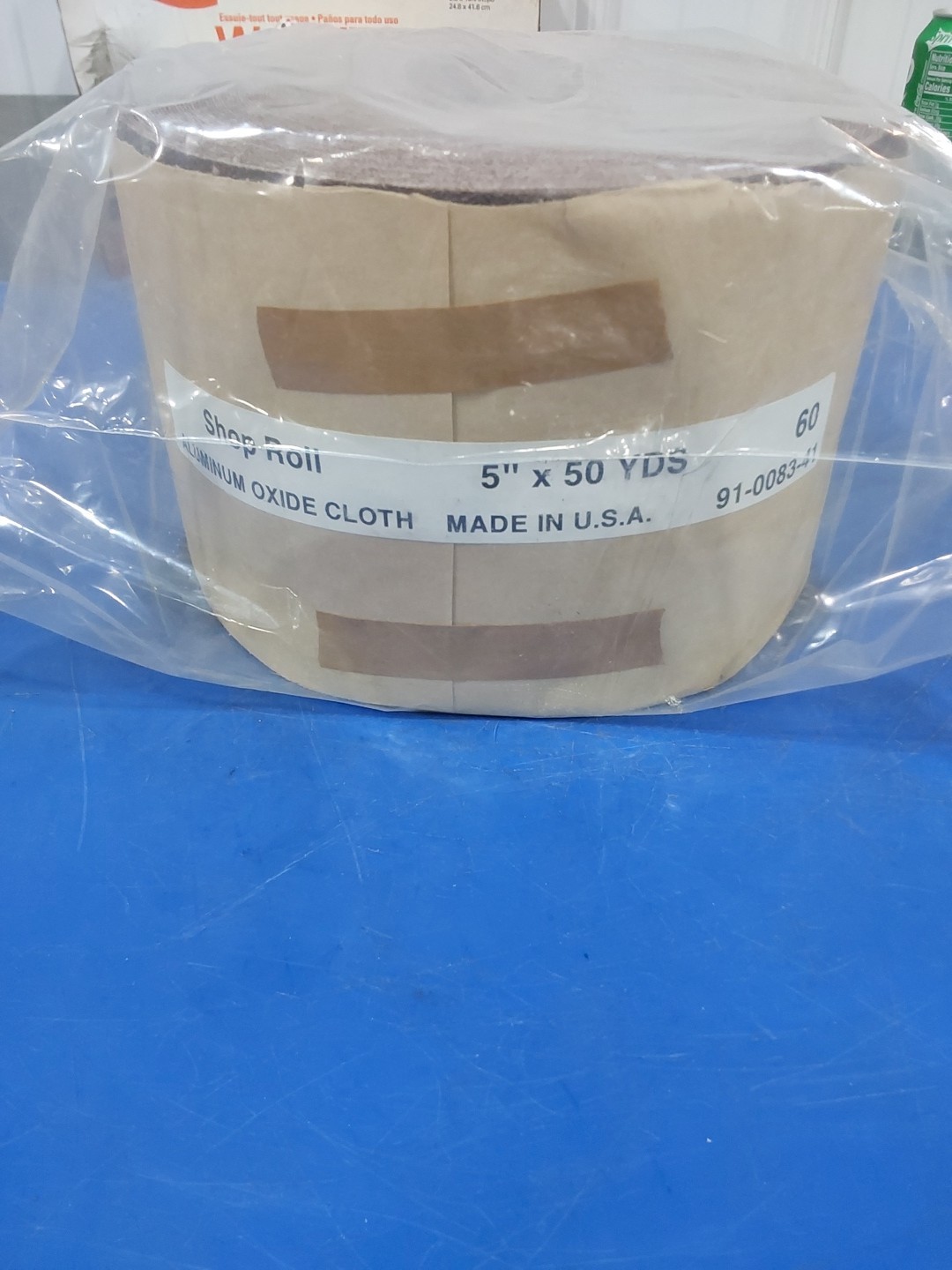 New 3M 241D THREE-M-ITE 5" x 50 Yds P60 X Grit Sanding Cloth Utility Shop Roll