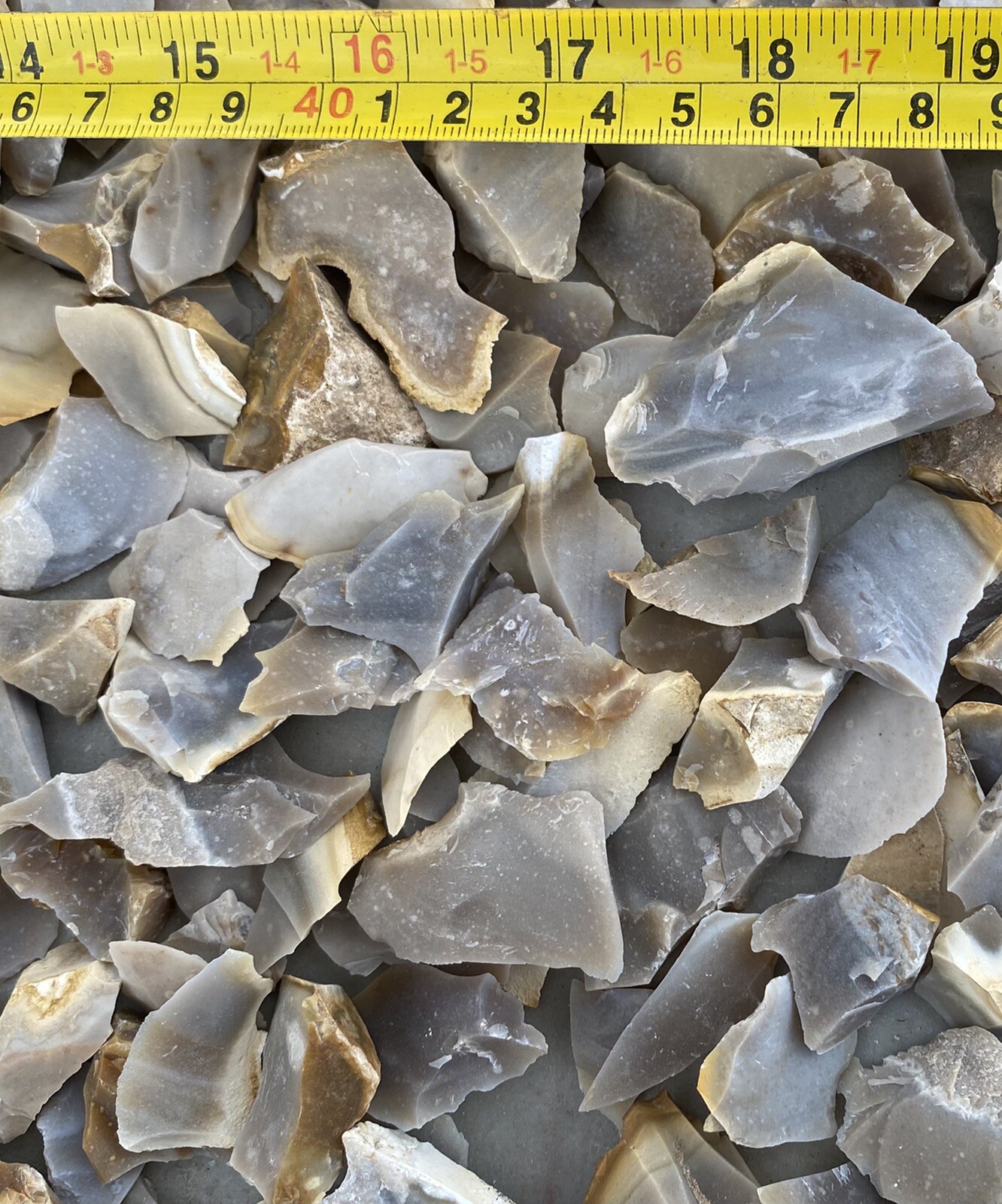 5+ Lbs of Pretty TX Chert/Flint Small Flakes/Pieces ~ Tumble-Lapidary-Decorative