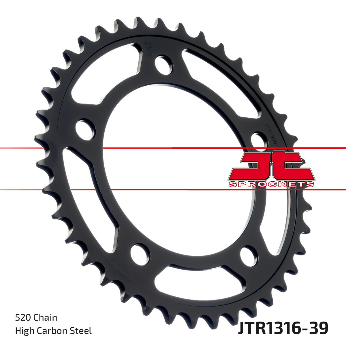 JT Rear Sprocket Steel 39t 520 Hon JTR1316.39