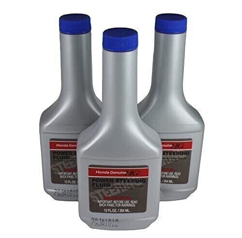 New Genuine Honda 08206-9002PE Power Steering Fluid Pack of 3