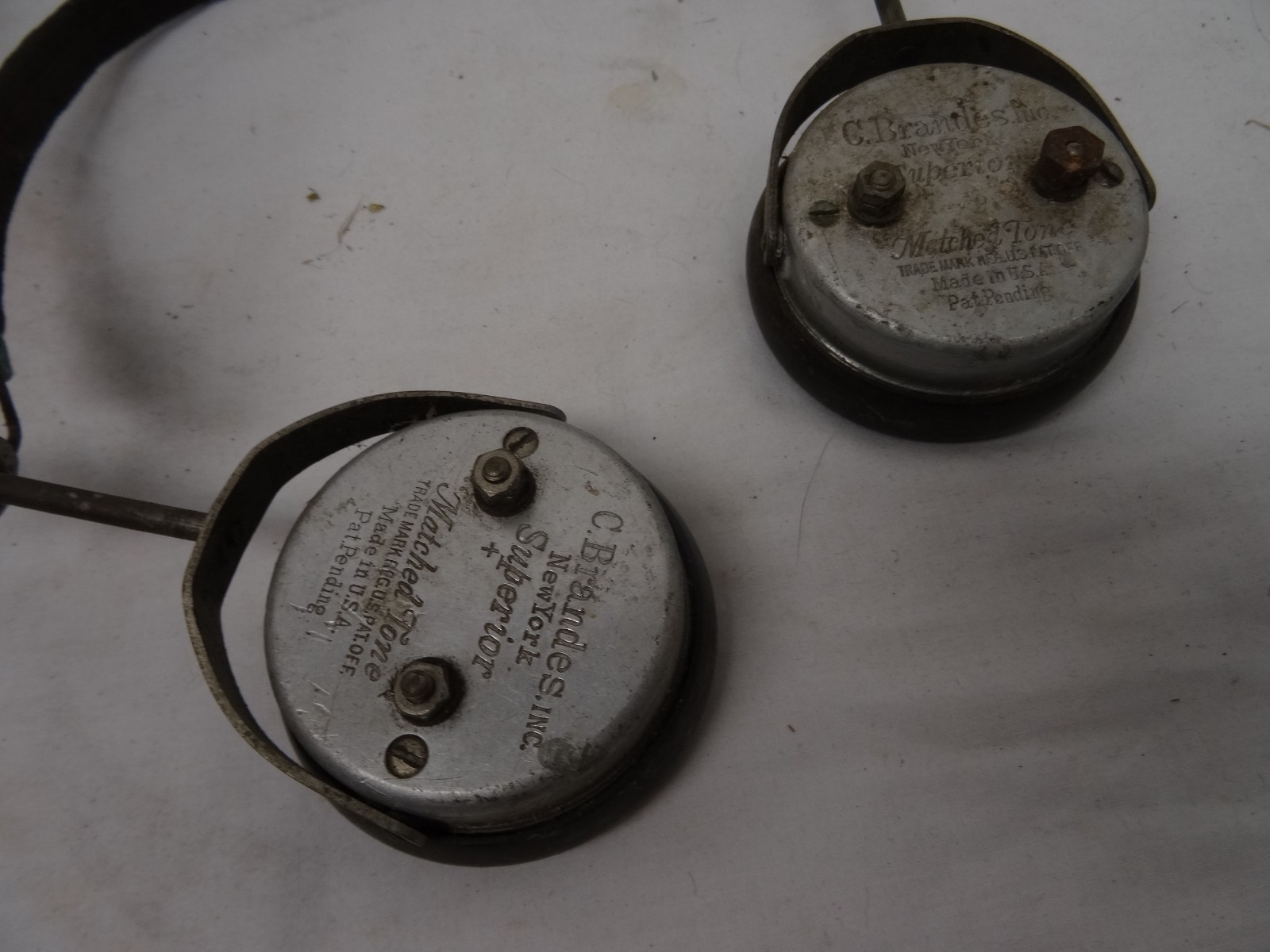 generalfone crystal radio rare with head phones