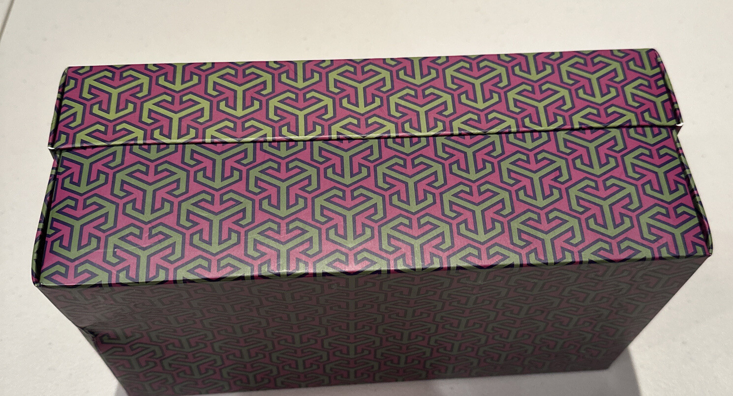 Tory Burch Purple TB Logo Empty Shoe Box Gift Box Good Condition