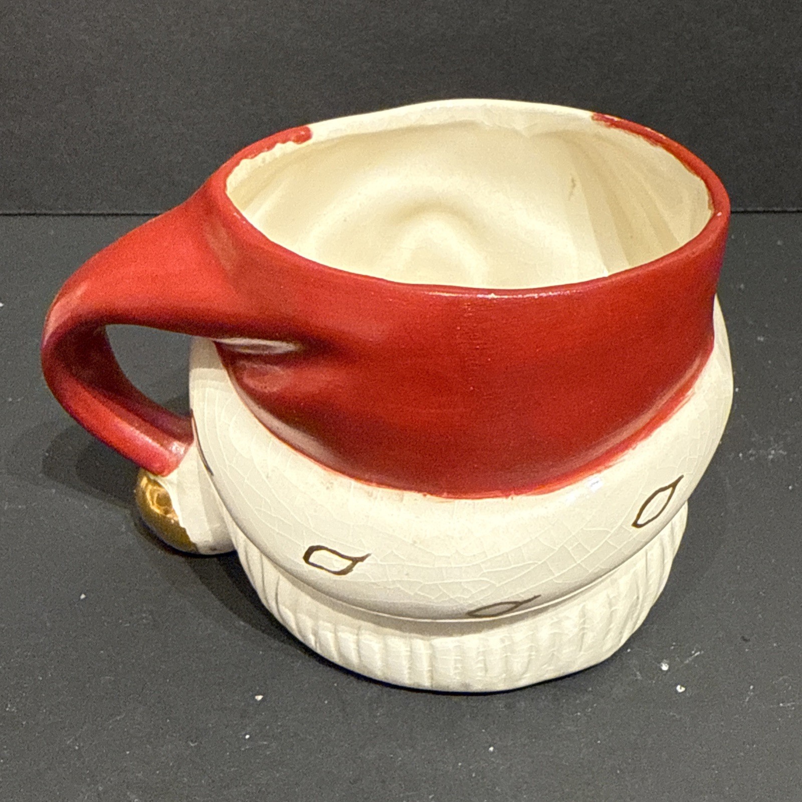 Vintage Santa Mugs Set Of 4 HH Style Made In Japan, 2.75” Tall