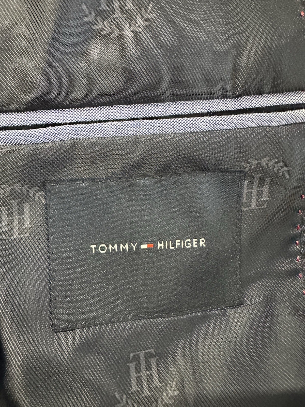 NEW Tommy Hilfiger Mens Conrad Modern Fit Plaid Sport Coat Blue Size 38S NWT