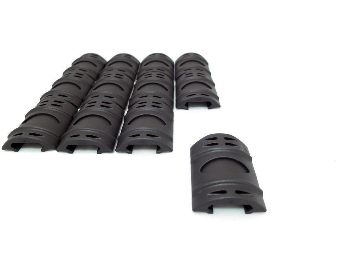 24 PCS Snap-On Universal Weaver Picatinny Rubber Rail Covers