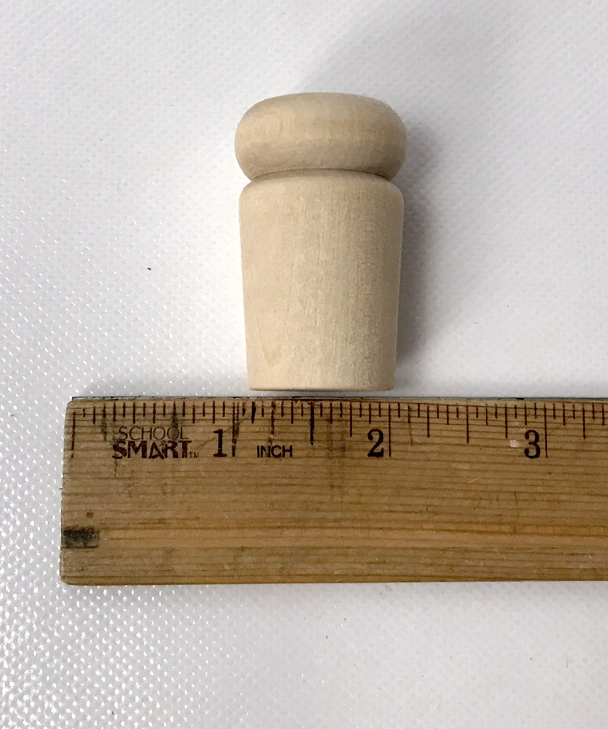 1 Inch Turned Wood Canteen Stoppers - Pack of 3 pcs.