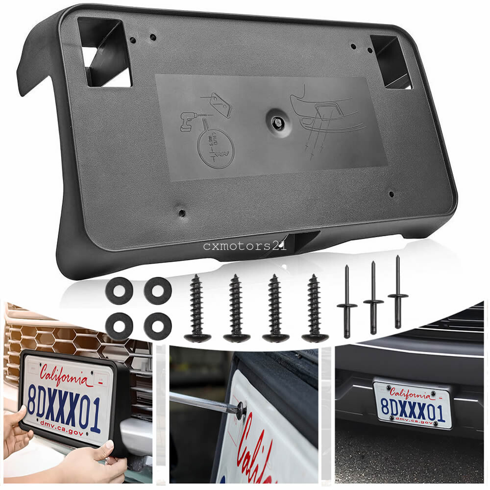 Front License Plate Bracket Mount Holder For 2016 2017 2018 Chevy Silverado 1500