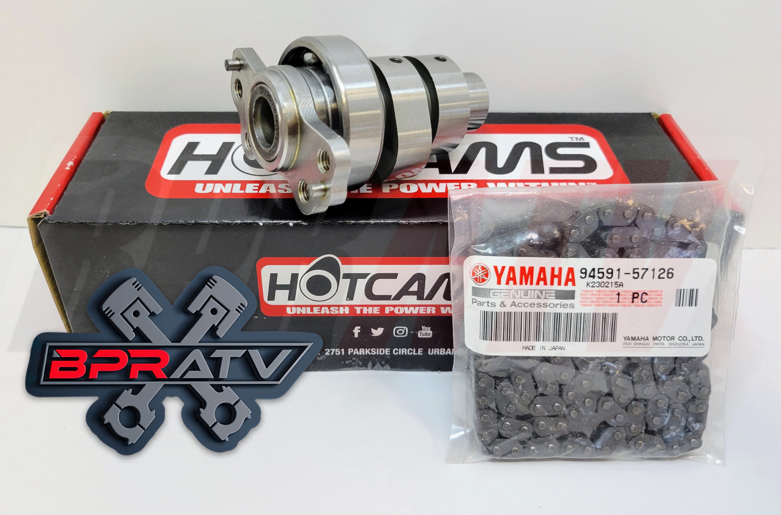 09-24 Raptor YFM700 Stage 3 Three Hotcams Hot Cams Cam Camshaft OEM Timing Chain