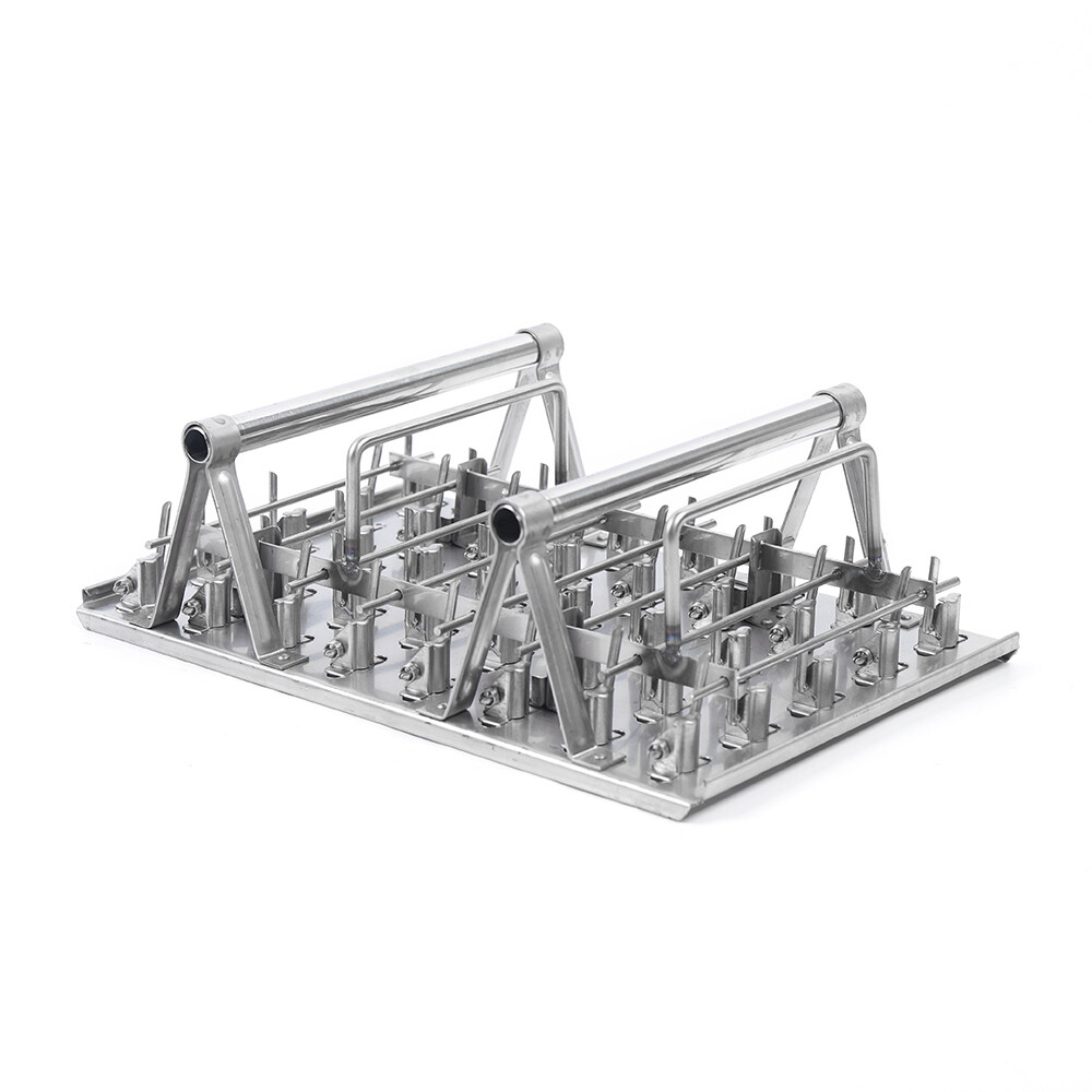 40pcs Commercial Stainless Steel Molds Ice Lolly Mold Ice Cream Stick Holder US