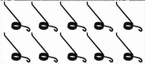 (10) MF-1A Fits Massey Ferguson Bar Hay Rake Tooth Teeth Replaces 667656M1