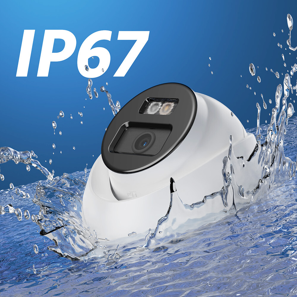 ANNKE HD 5MP Turret Audio POE IP Security Camera Color Night Vision IP67 AC500