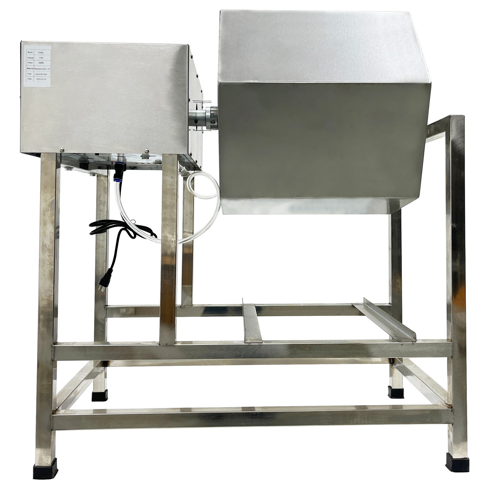 104 LBS Vacuum Pump Meat Food Tumbler Mixer Curing Rolling Kneading Machine 110V