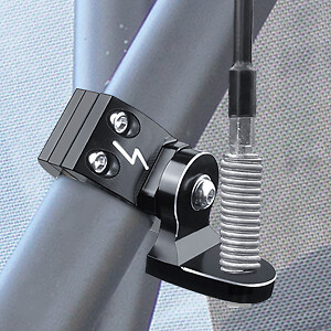 Heavy duty 1.75"-2" UTV Whip Light Flag Mount CNC Bracket for Polaris RZR Honda