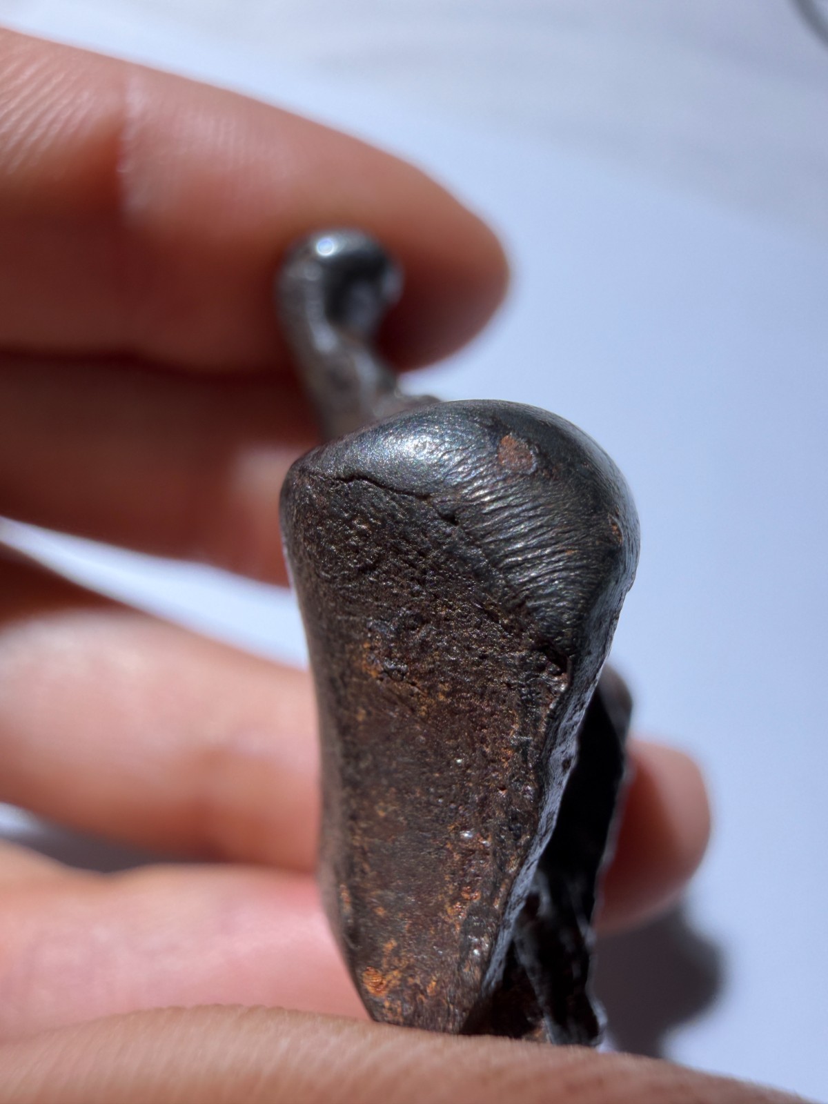 Sikhote-Alin Meteorite 28.25g Special-shaped attractive crust oriented feature