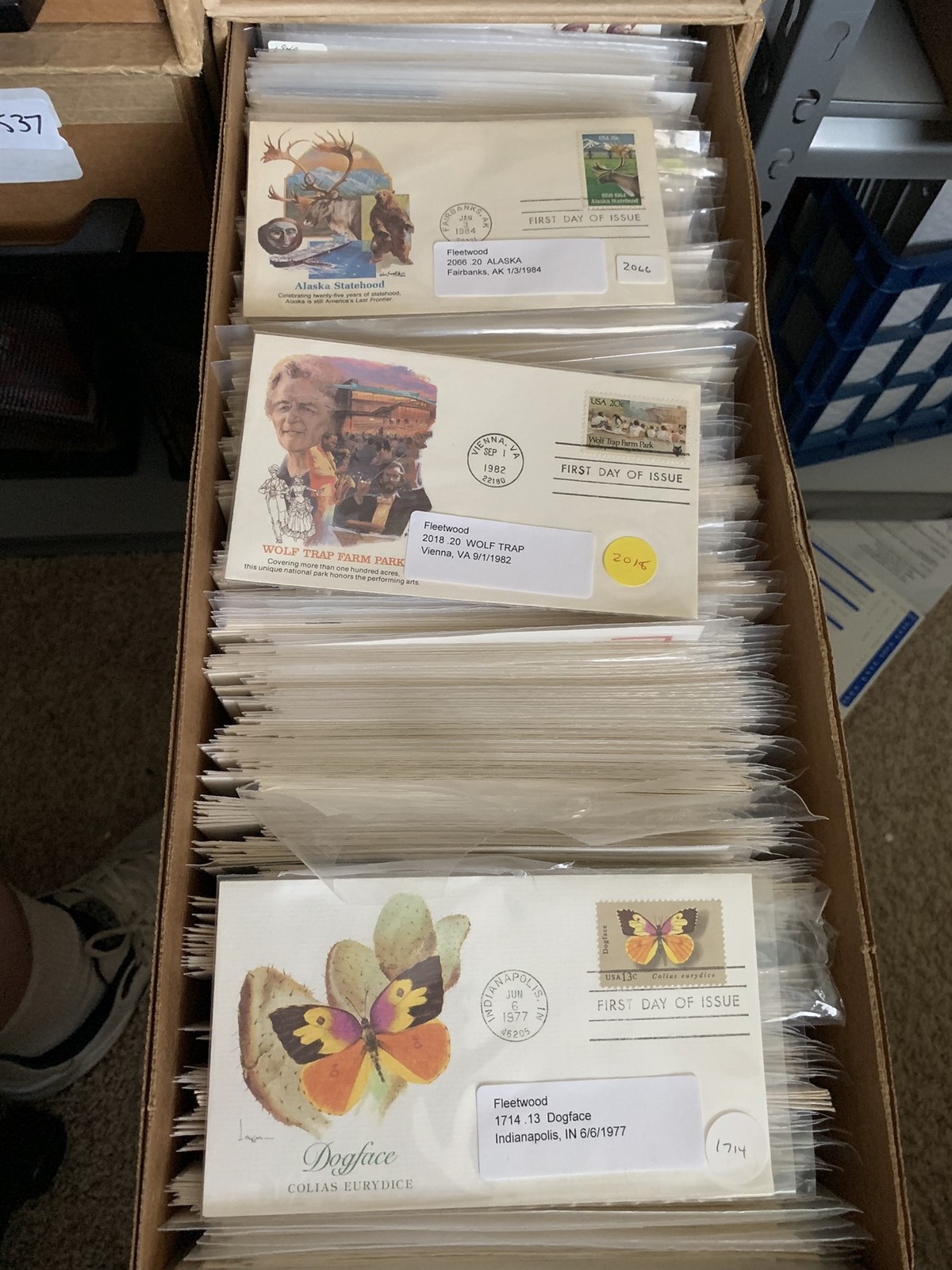 Fleetwood First day Covers Wholesale Lot 40 Unaddressed Sleeved Nice Selection