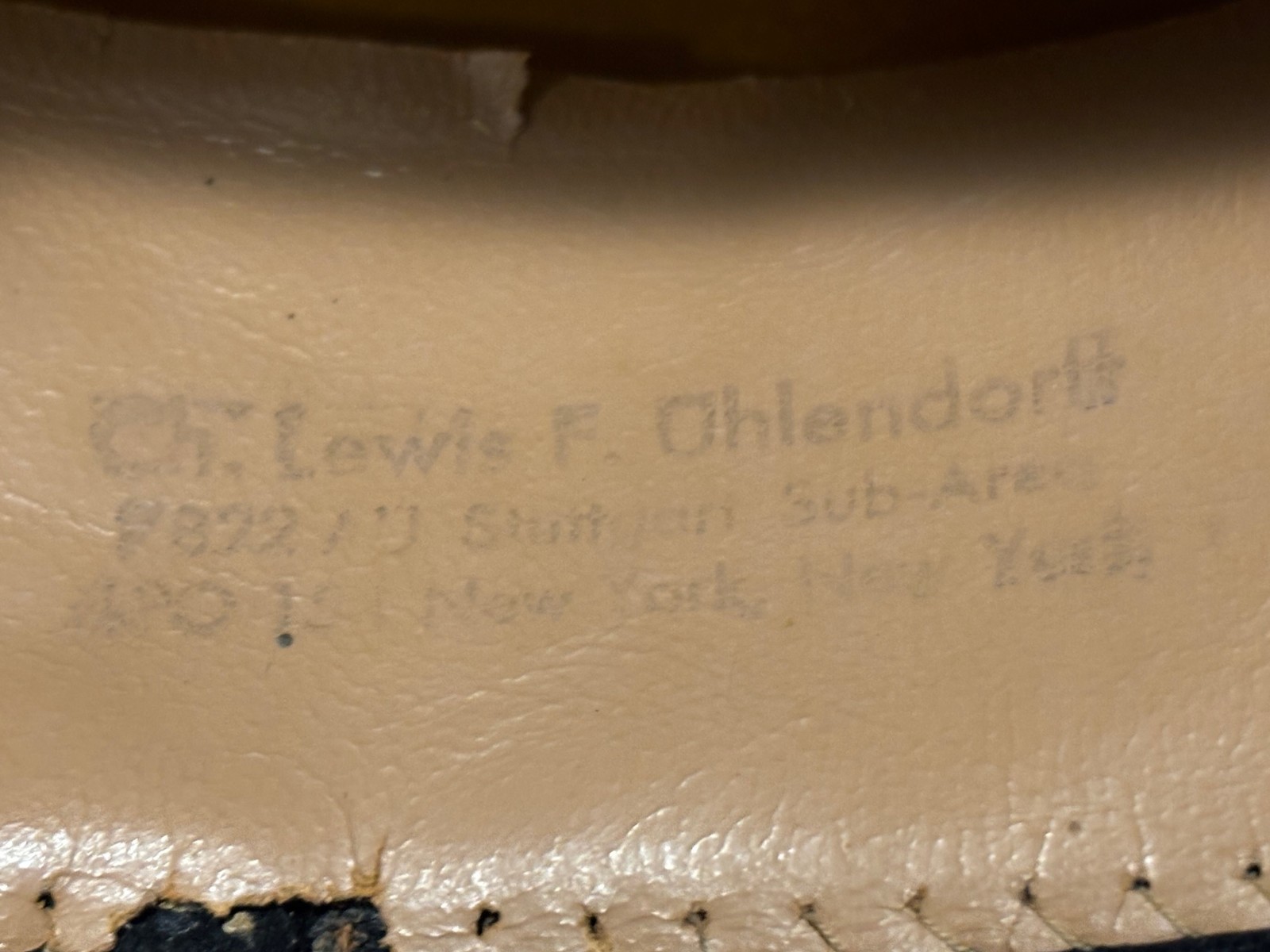 WWII ERA US ARMY CHAPLAIN DRESS & SERVICE VISOR HAT CAPS IDENTIFIED NAMED + MORE