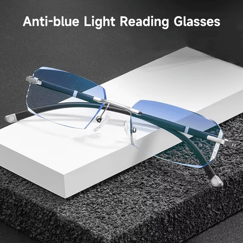 Clarity Blue Glasses Automatic Adjustment Eye Glass Reading Strain Screen Gaming