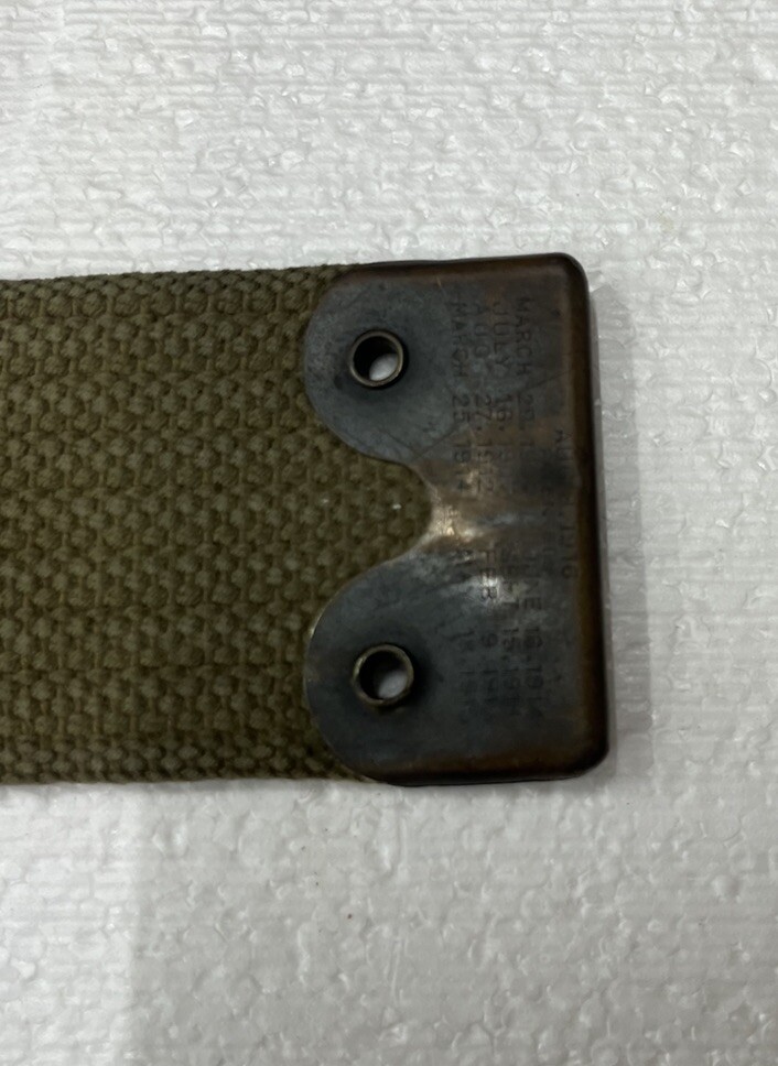 WWI US Army M1912 Cavalry Bandolier Cartridge Belt - Mills 1917