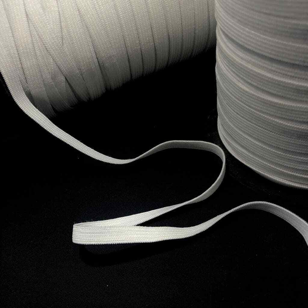 Premium Elastic Bands for Sewing 5/16″ Width (8mm) White and Black 220YD By ROLL