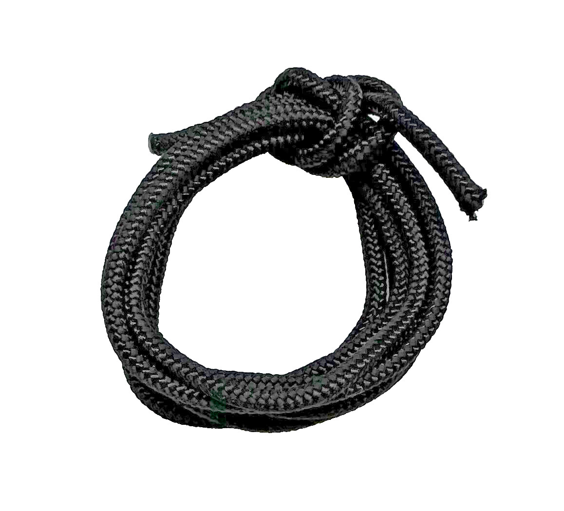 HEAVY BLACK RECOIL PULL CORD ROPE SNOWMOBILE SKIDOO POLARIS ARCTIC CAT YAMAHA