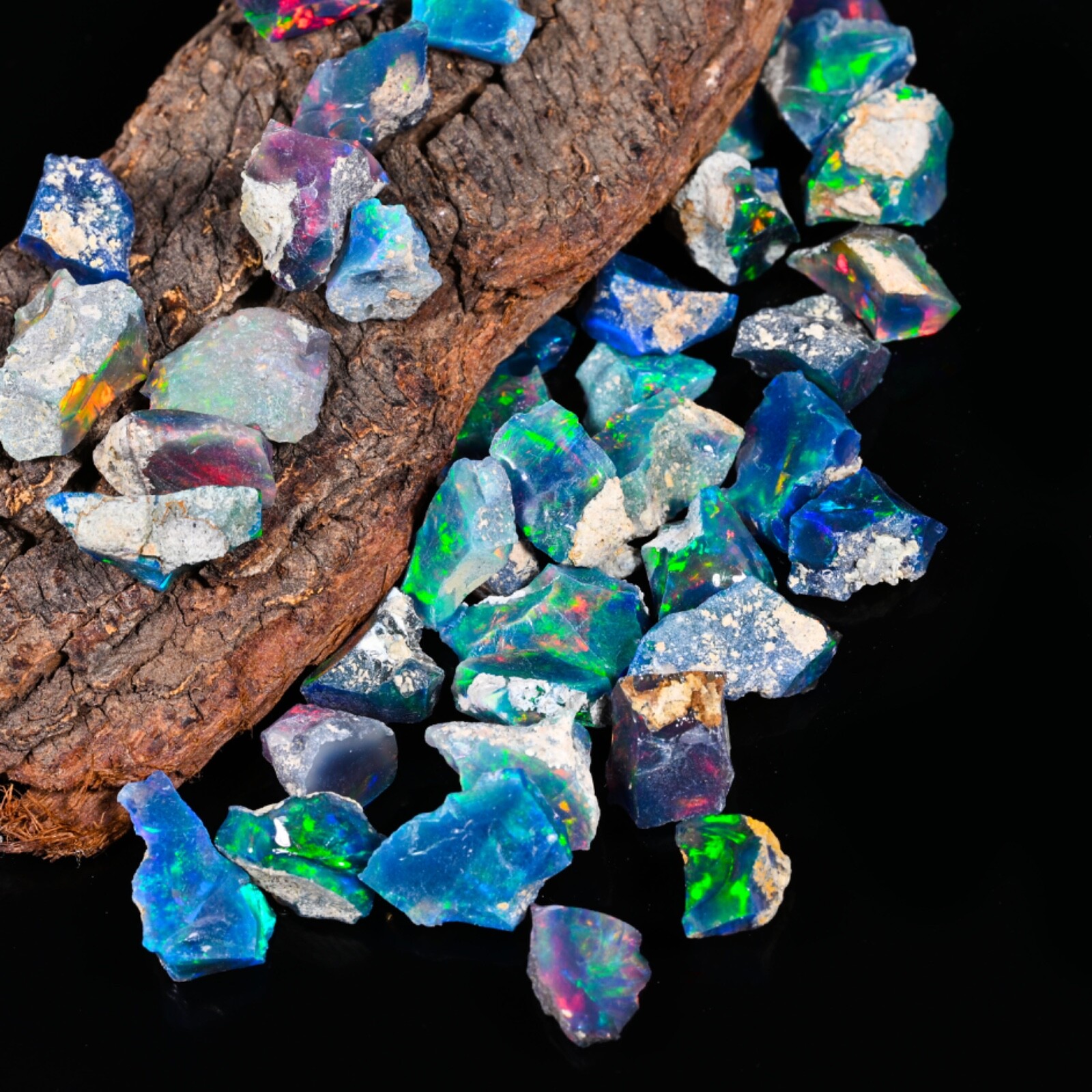 opal rough cut grade opal raw, Ethiopian opal gemstone, 10 Pieces large opal lot