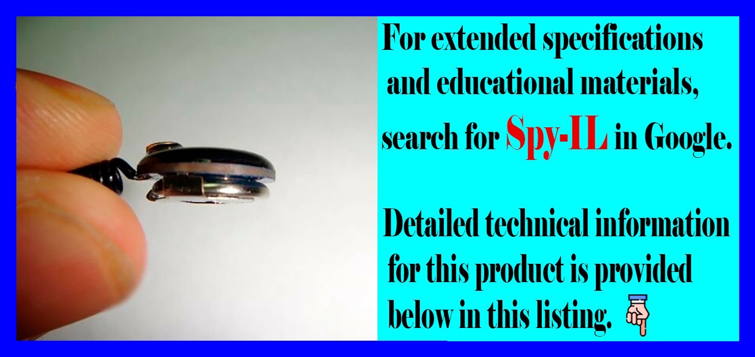 Voice listening device Mini UHF Spy Audio Bug send voice to 300m MADE IN ISRAEL