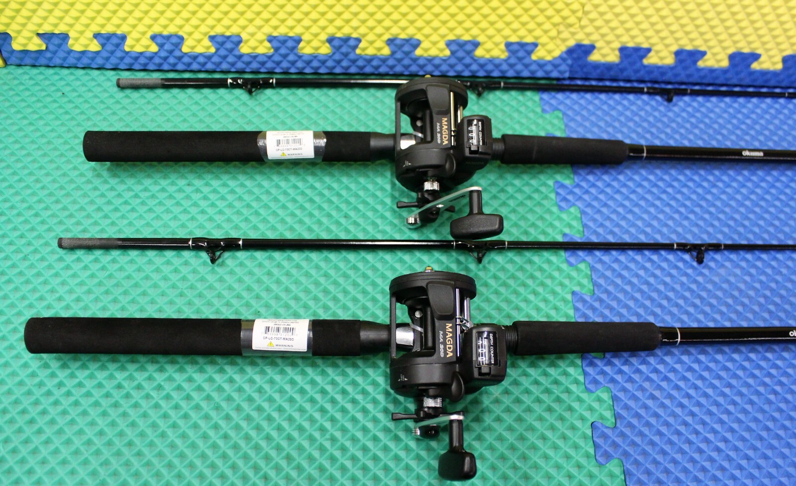 Okuma Classic Pro 7'Leadcore Trolling Combo CP-LC-70-CT/MA20D Chartreuse Tip 2PK