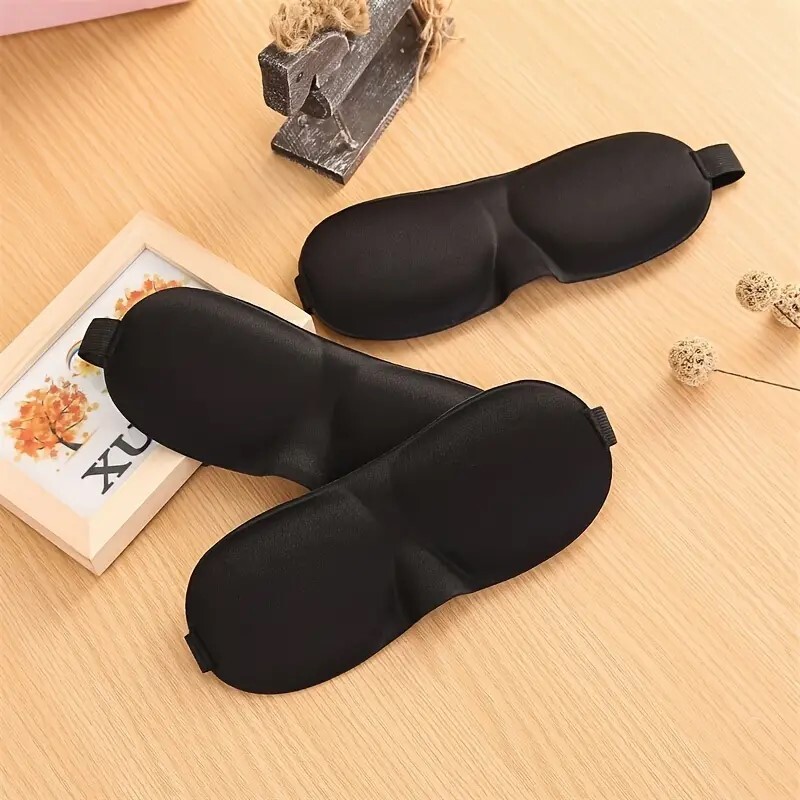 10pcs Travel 3D Eye Mask Sleep Soft Padded Shade Cover Rest Relax Blindfold