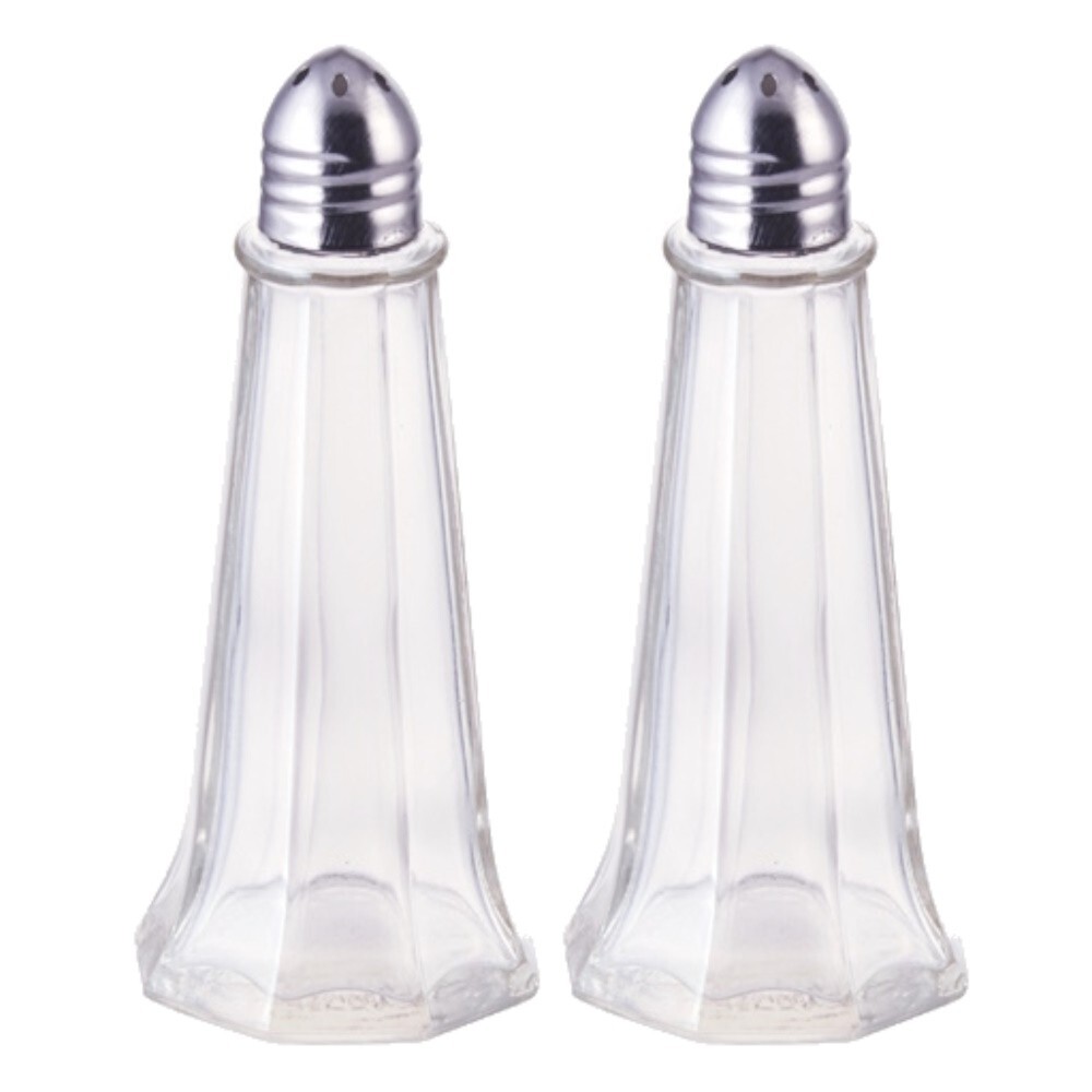 Tower salt & pepper shaker Commercial Restaurant style 1 Oz. each