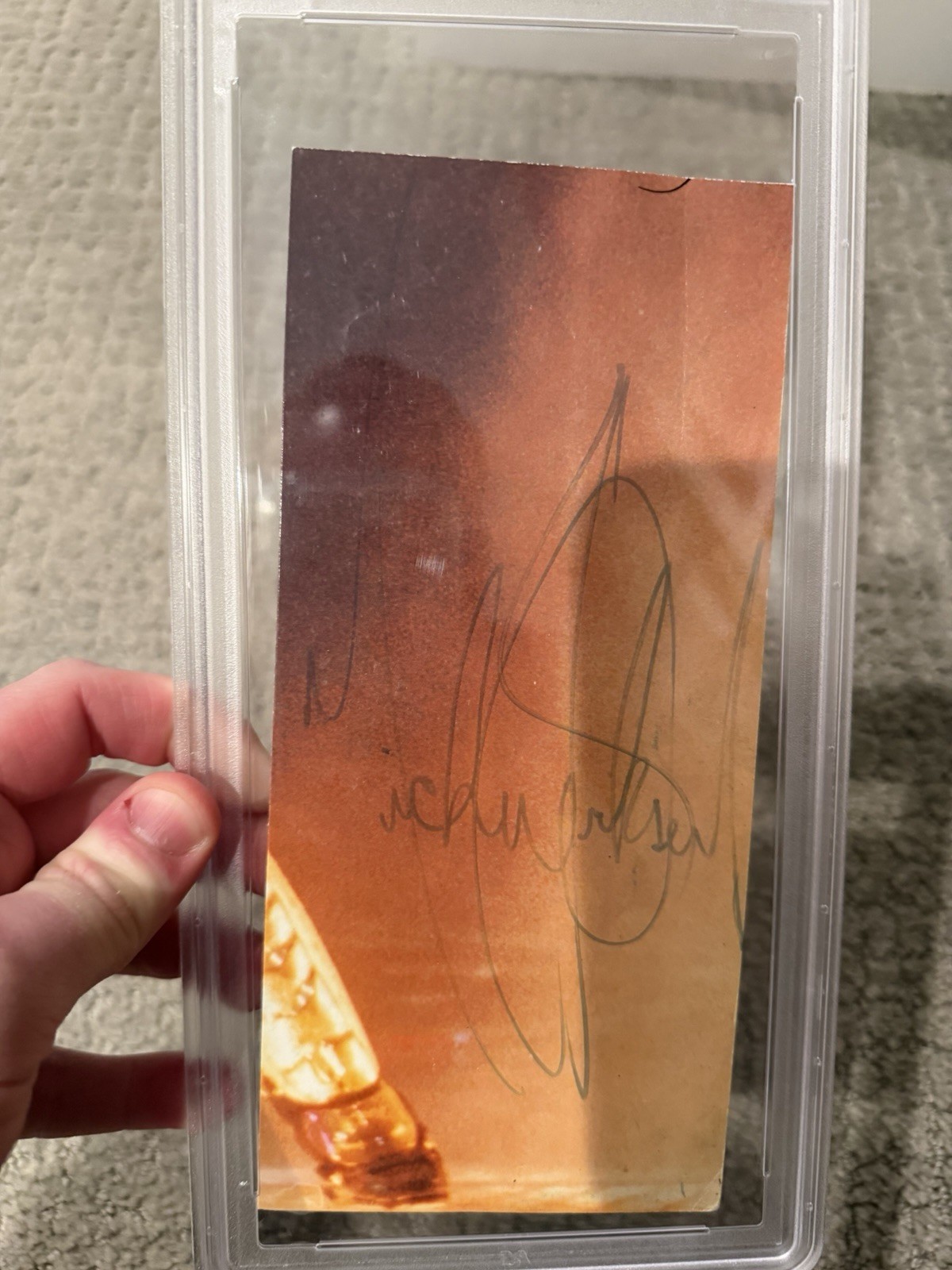 Beautiful Michael Jackson Signed Cut PSA DNA Certified Autograph Huge Auto