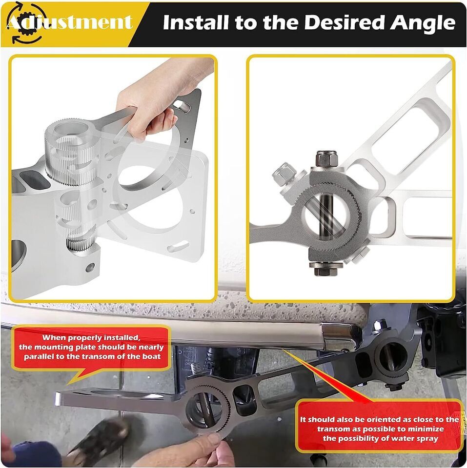 for Minn Kota 1810340 Talon Side-Mounted Jack Plate Bracket G2-Port/Starboard