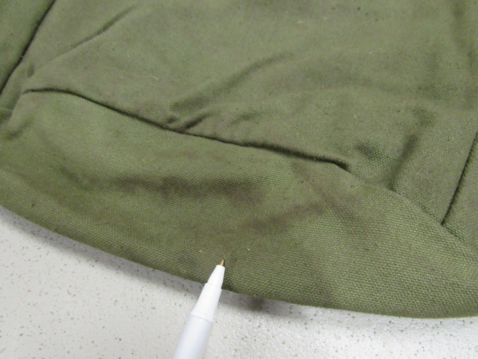 Dutch Military Web Gear Canvas Butt Pack Old Style Belt Hooks Hanger Netherlands