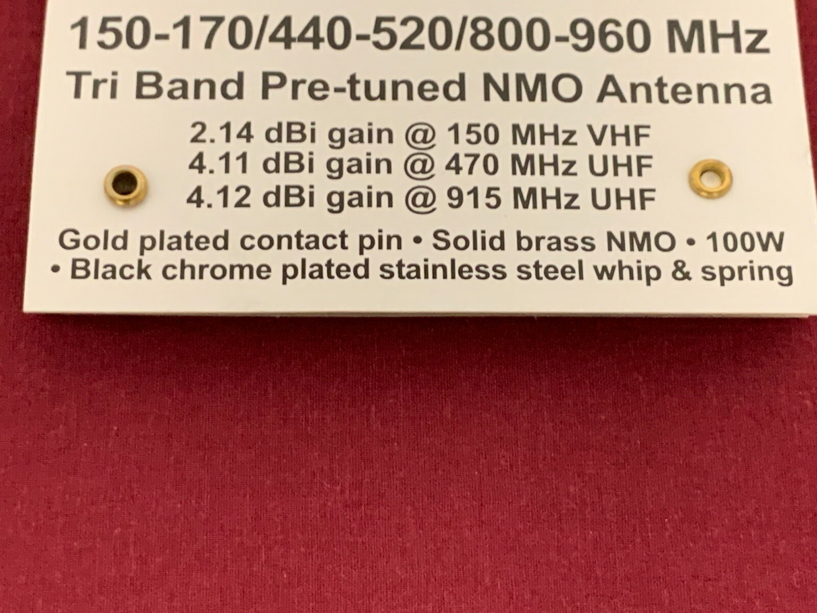 VHF-UHF-700Mhz- 800Mhz P25 ALL BAND RADIO ANTENNA MOTOROLA APX XTL HARRIS EFJ