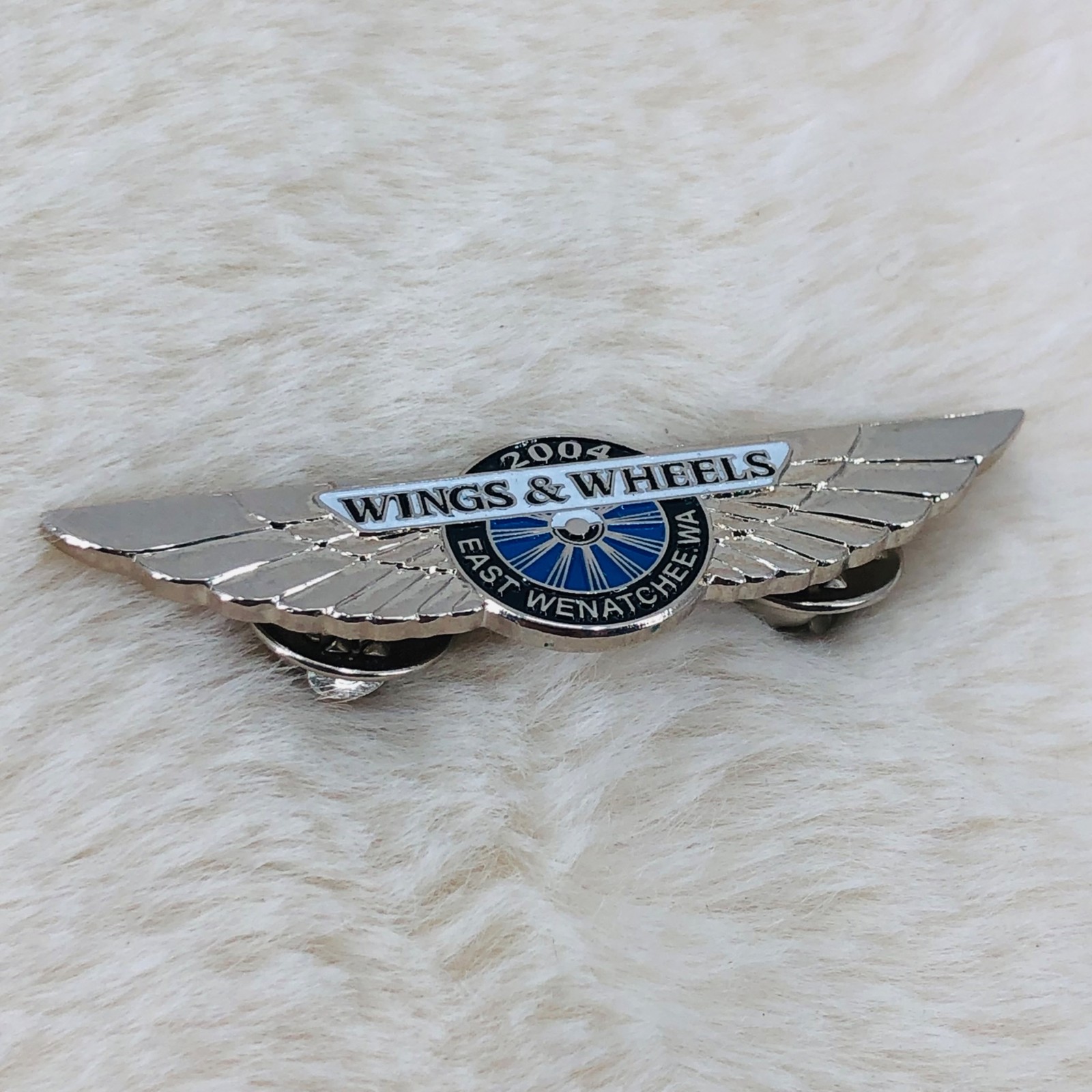 2004 Wings & Wheels East Wenatchee WA Souvenir Lapel Pin
