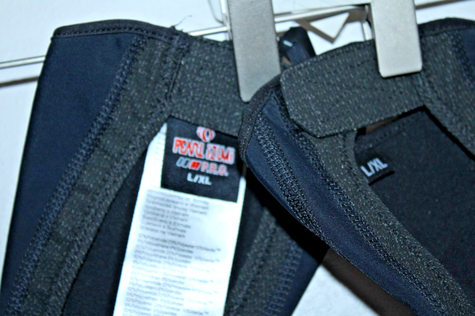 Pearl Izumi Cycling Thermal Shoe Toe Covers L/XL Black 5.5x4.5" Activewear Cafe~