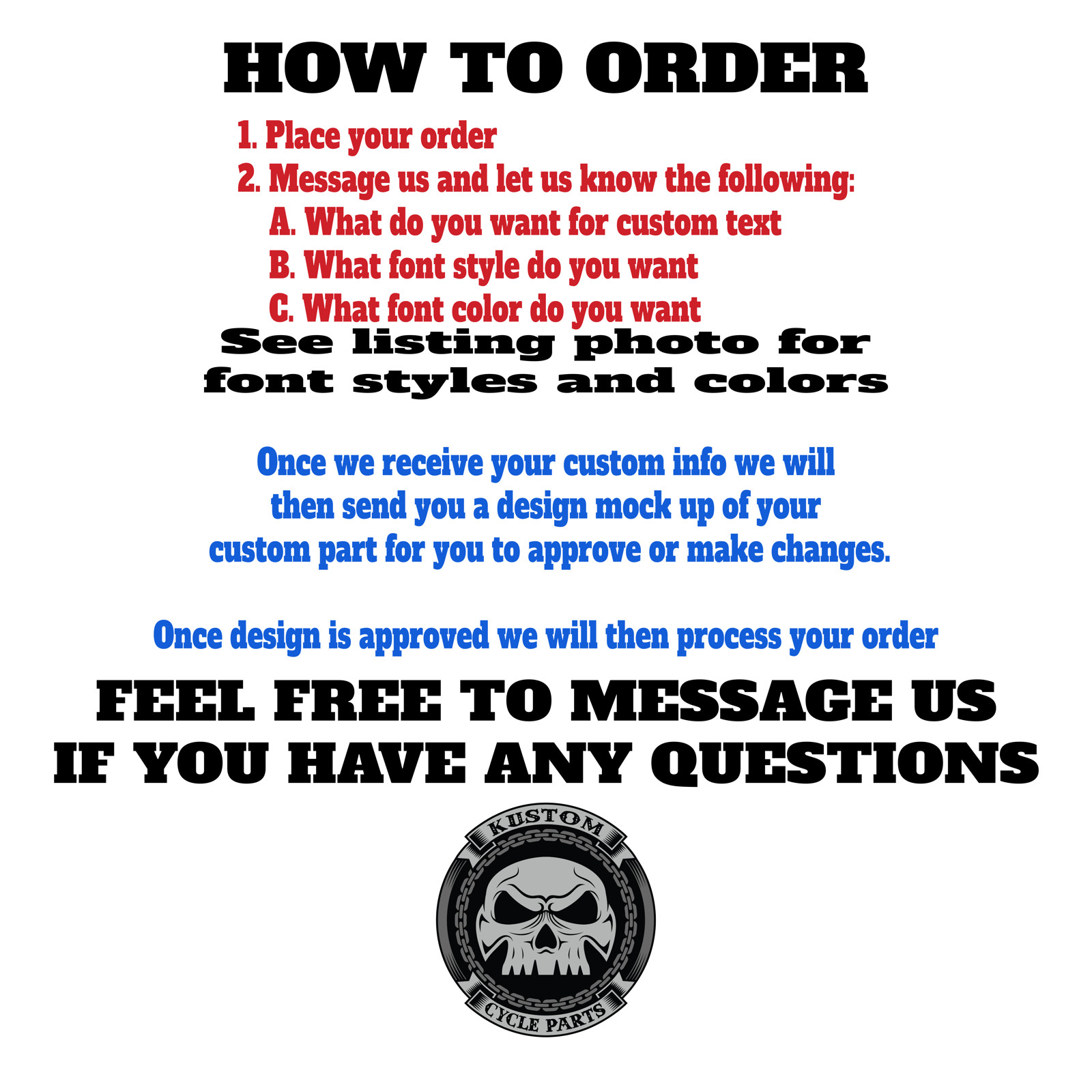 CUSTOM TEXT Harley Ventilator M8 Air Cleaner Insert. Replaces Stock Insert. USA